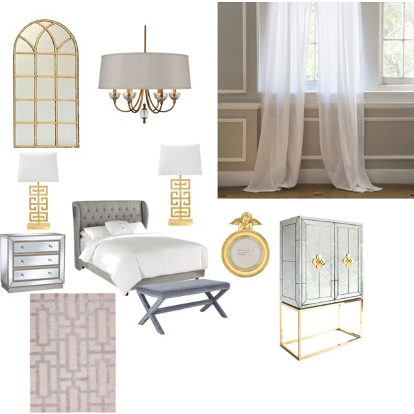 grey and gold home